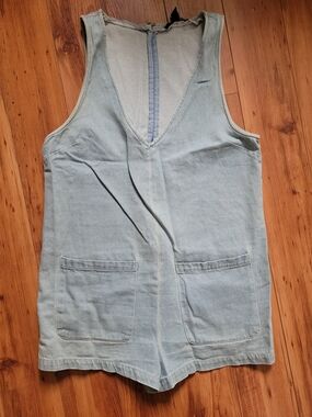 Forever 21 Light Blue Denim Romper